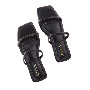 Black 2 Strap Golden Block