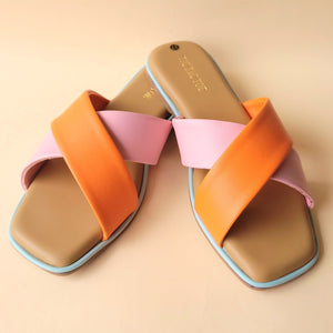 Orange Pink Cross Flats