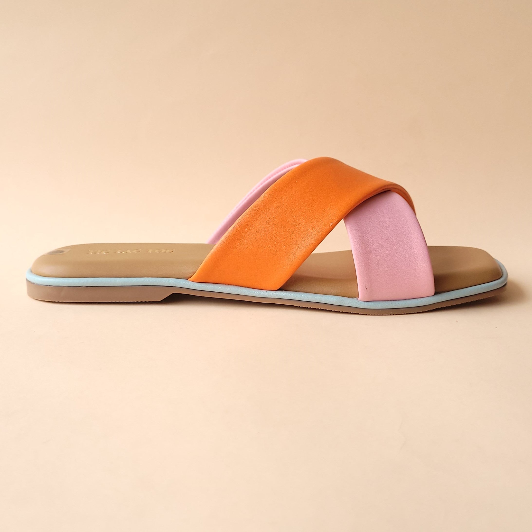 Orange Pink Cross Flats